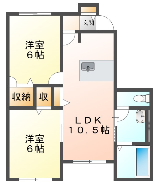 コンフォーティアの間取り