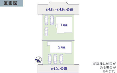 水戸市酒門町16期の区画図|区画図です。