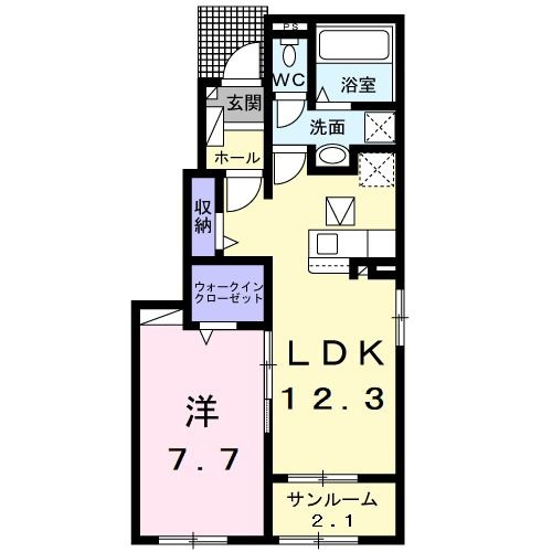 ヴァンヴェール丸岡　ＲＳの間取り