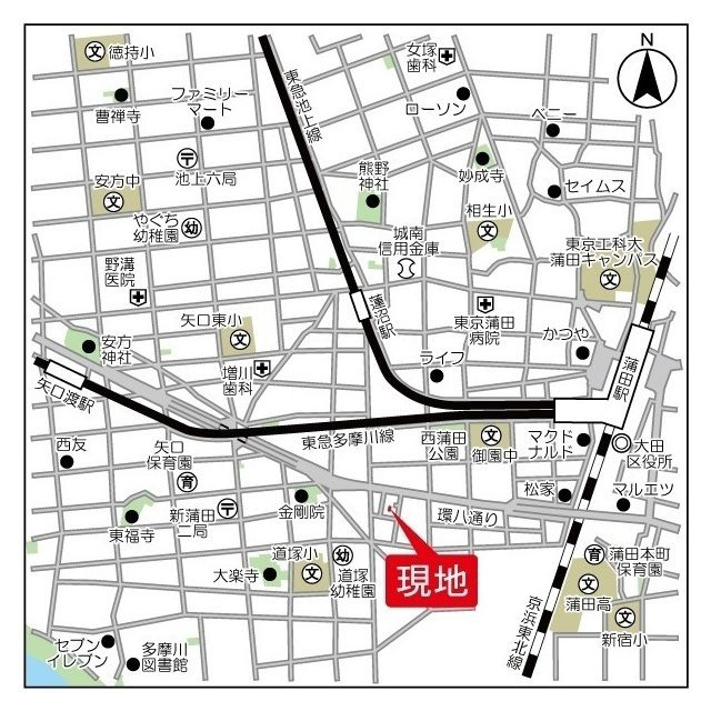 Casa de Paz Kamataの地図