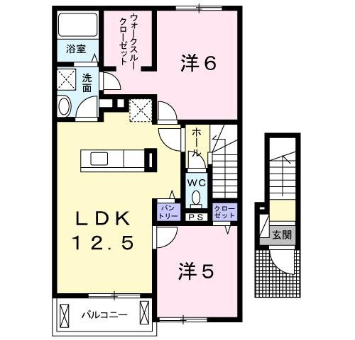 アルコバレーノⅦ　ノースの間取り