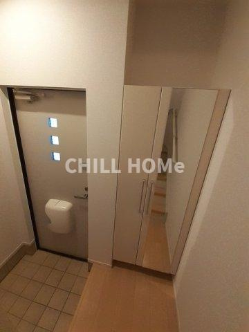 ドエル観音寺　Ｃの玄関|当社、チルホームのHPもご覧ください(^^)/物件情報多数♪