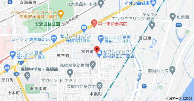 LE CIEL BLEUの地図