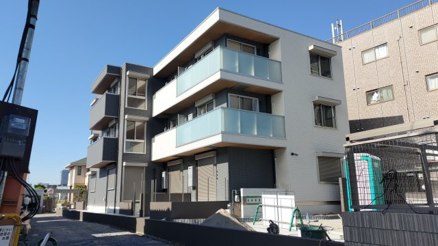 高槻市宮野町のアパートの外観
