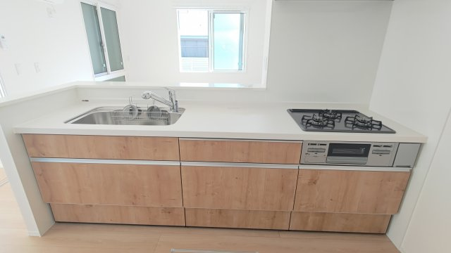 高槻市宮野町のアパートのキッチン