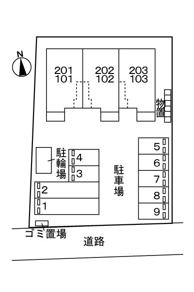 アトランテッドの区画図