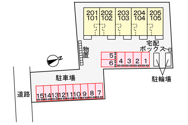 ホープ・アイの区画図