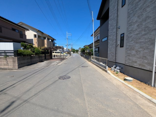 水戸市酒門町16期の前面道路含む現地写真|前面道路含む現地写真です