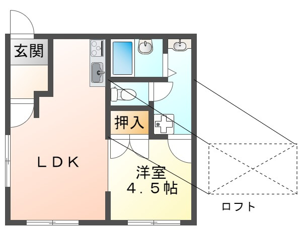 サニーコート霞ヶ丘の間取り