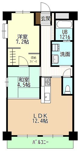猪高ハイツの間取り