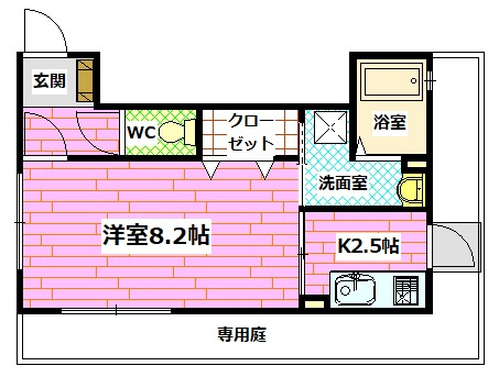 プリメーラ石井城Ⅲの間取り