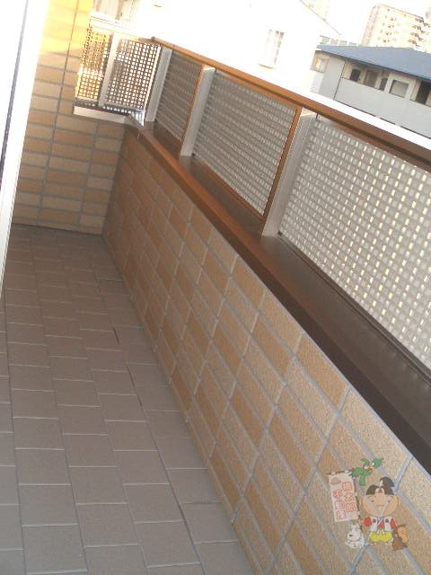 オリーブテラス　Ａのバルコニー