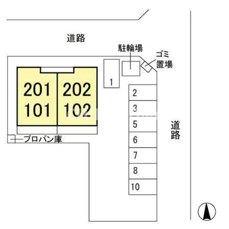 ハイツリーコートの区画図|当社、チルホームのHPもご覧ください(^^)/物件情報多数♪