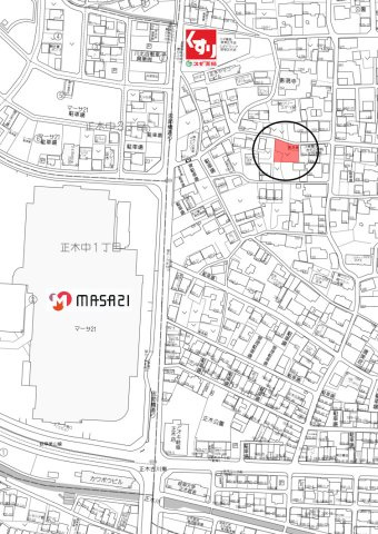 土地　正木の地図