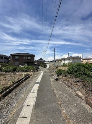 土地　正木の前面道路含む現地写真