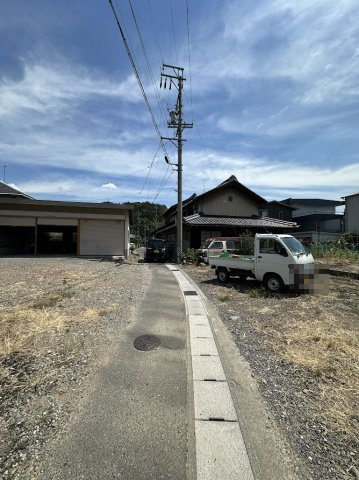土地　正木の前面道路含む現地写真