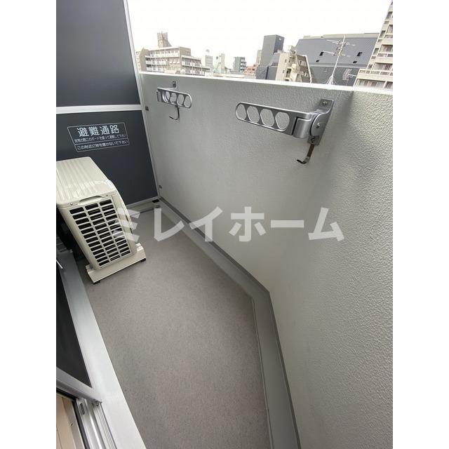 ミュプレ池上のバルコニー