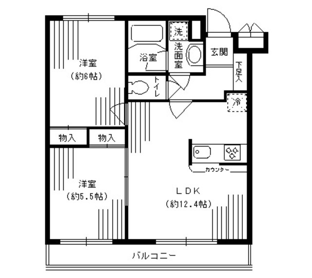 ルミエール妙蓮寺Ⅱの間取り