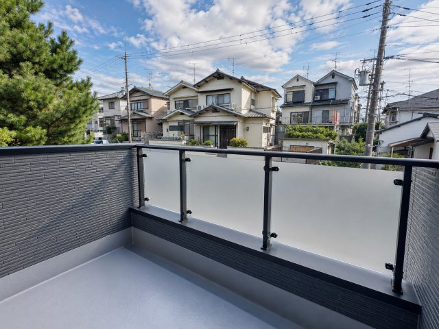新築戸建 宇治市宇治大谷　即入居可能です！のバルコニー