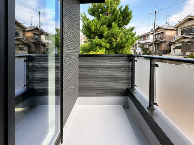 新築戸建 宇治市宇治大谷　即入居可能です！のバルコニー