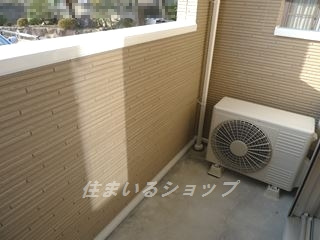 グリーンワールド　Ⅲのバルコニー|明るいバルコニー