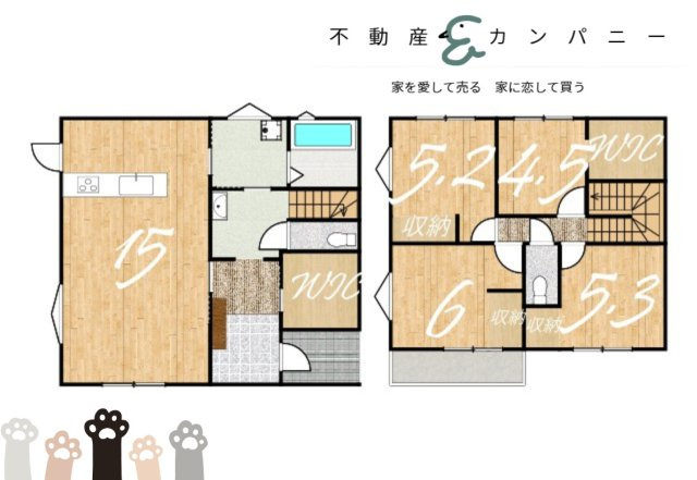 LAVIE桑原2602　松山市桑原新築戸建の間取り