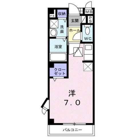 アネックスＴＳＵＫＩＭＩＮＯの間取り