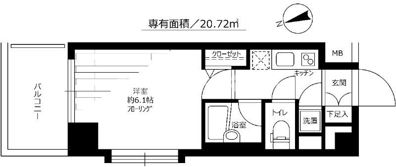 パレステュディオDimt大森【おとり物件なし】#学生・社会人にオススメ！初期費用分割払いOK！の間取り|間取り