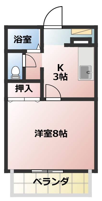 サンフレンズ寺前の間取り