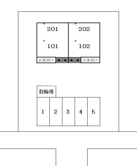 オベルジーヌの駐車場|駐車場