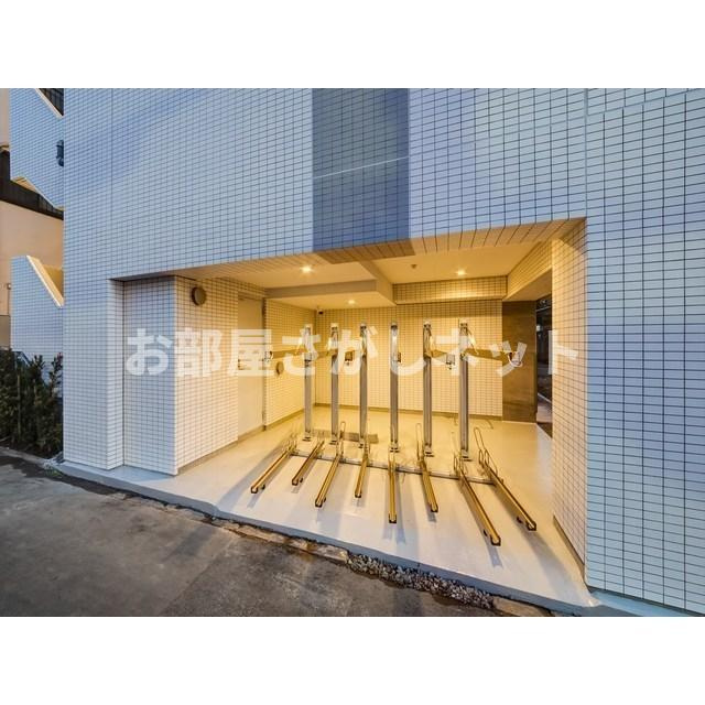 クオリタス東十条【おとり物件なし】#学生・社会人にオススメ！初期費用分割払いOK！のその他共用部分|駐輪場