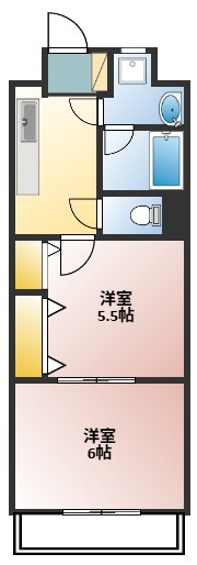 【間取り】 | 使い勝手の良い2Kの間取り！