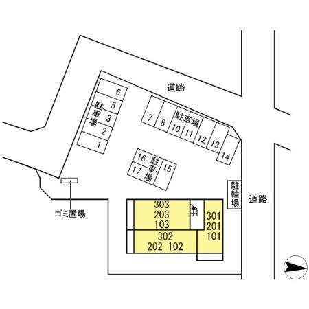 ジラソーレの区画図