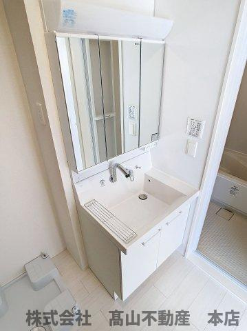 D-room田熊の洗面所
