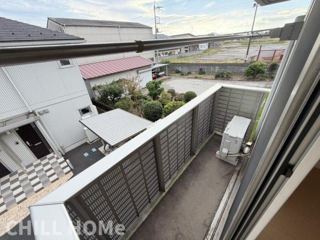 エヌ・ハーレー　Ｂのバルコニー|他社様掲載物件もまとめてご紹介、ご案内可能です(^^)/
