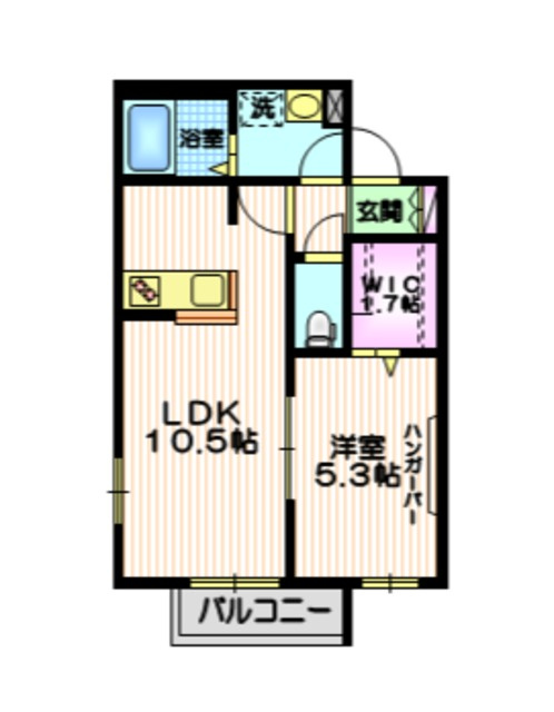 Ｅｔ　ｐｏｕｒｌ’ａｖｅｎｉｒの間取り|★ＬＤＫ10.5帖洋室5.3帖★