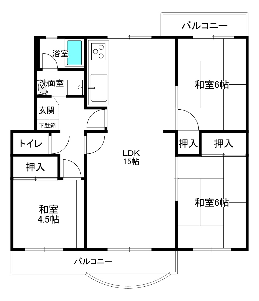 横尾団地71号棟の間取り|お気軽にお問合せ下さい♪
住宅ローンのご相談も大歓迎です♪