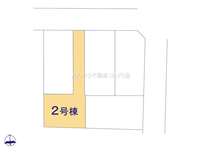 リーブルガーデン西高山町三丁目の区画図