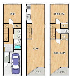 【間取り】 | 我孫子３丁目　中古一戸建