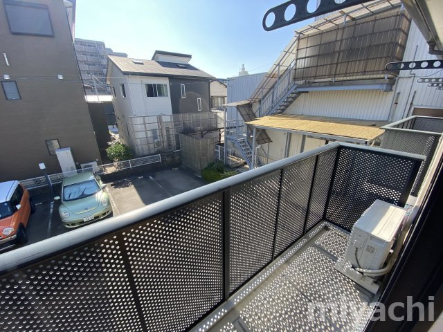 ディアス住吉のバルコニー