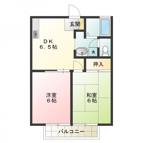 ディアス住吉の間取り