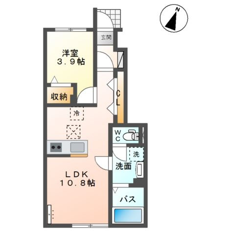（仮称）三本柳新築アパートの間取り