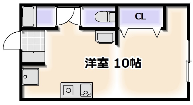 【間取り】 | 難波マンション