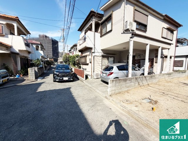 加古川市別府町別府　第2期　新築一戸建ての前面道路含む現地写真|周辺は落ち着いた街並みの住宅地！子育てがしやすい住環境です！まだ未完成ですが、現地でしかわからない事もございます。是非一度ご覧ください。