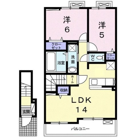 【間取り】 | サンフェリスタⅥ