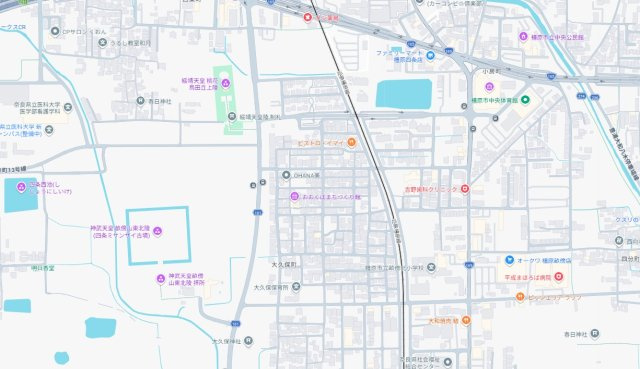 ●29(土)30(日)現地説明会！　橿原市大久保町　限定1邸の地図