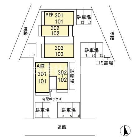 【区画図】 | Casa Comfort　A