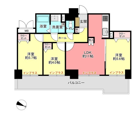 【間取り】の画像