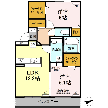 フトゥーロの間取り