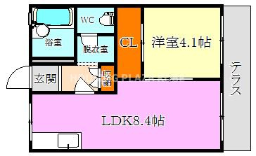 美山台ハイツの間取り